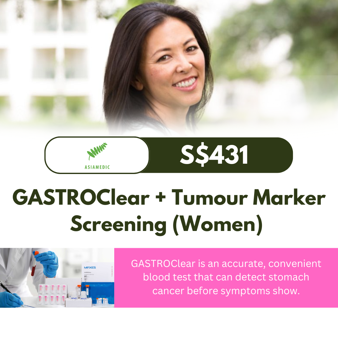 AsiaMedic (SG) GASTROClear + Tumour Marker Screening (Women)